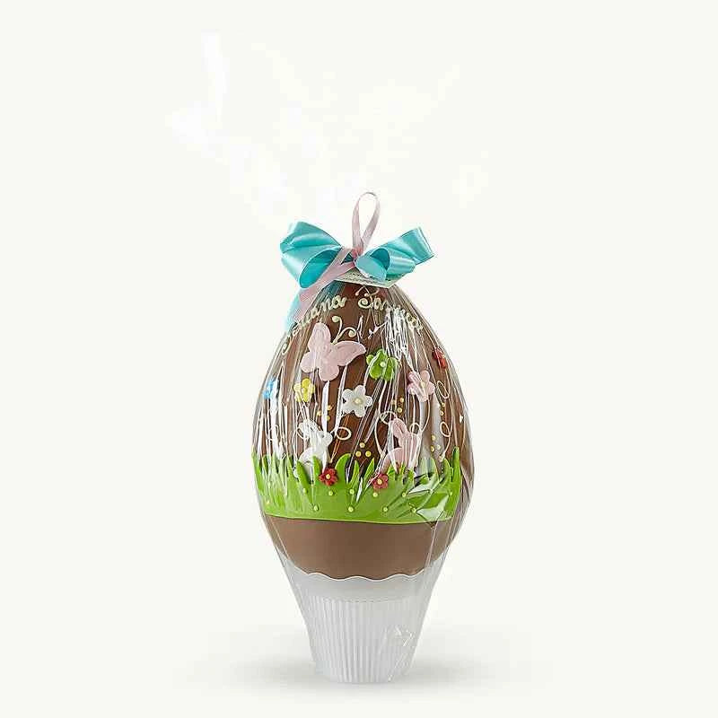 Uovo decorato con dedica personalizzata