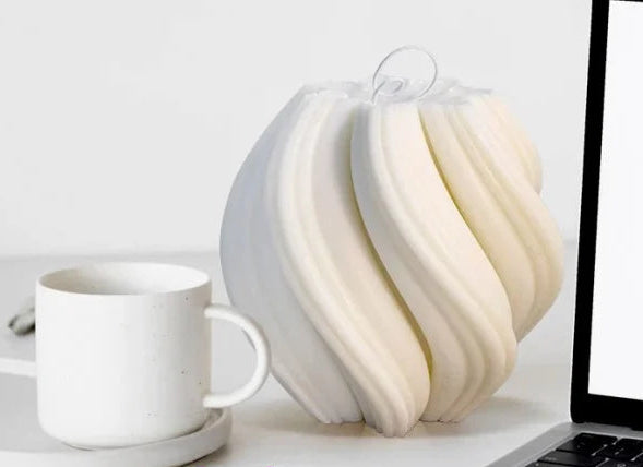 Vaso Artistico a Onda per Candele