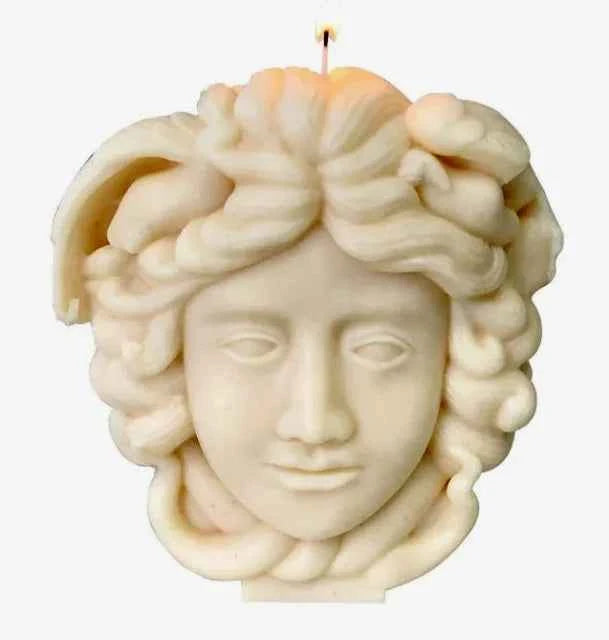 Medusa. Griffe Versace. Stampo di 7 x 6 cm in silicone