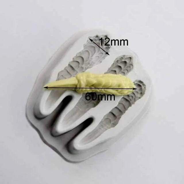 Grande Gufo di 9.5 cm con Libri. Stampo ad alta risoluzione in silicone