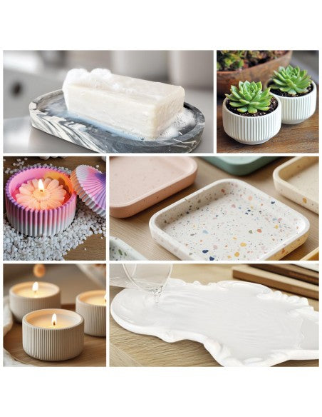 Soy Wax Molds by Pillar KeraSoy Kerax for Candles 4120. world products shop.