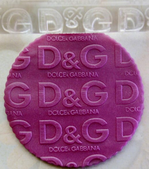 Dolce &amp; Gabbana Designers. Acrylic Rolling Pin for D&amp;G Decorations.