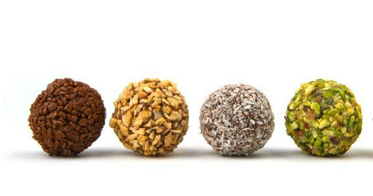 tartufini, cari gusti,Materie di qualità,cacao criollo,artigianale,fatto a mano