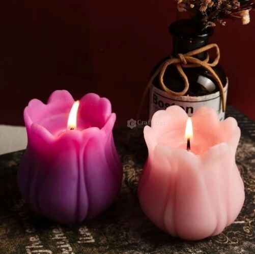Tulipano di 7.2 cm. Stampo in silicone anche per Candele