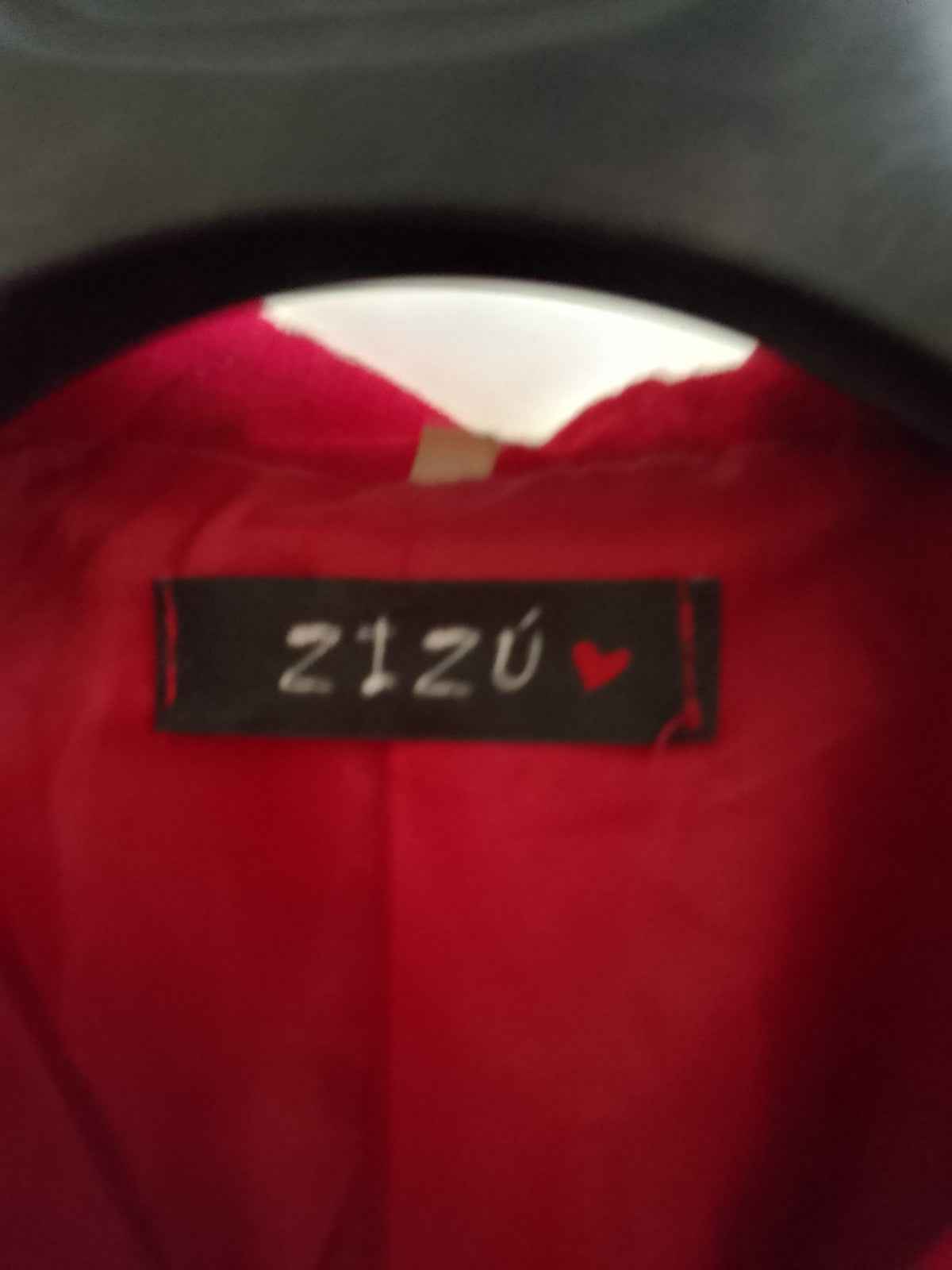 cappotto donna Rosso. Misto Lana-viscosa. Elegante. Taglia L