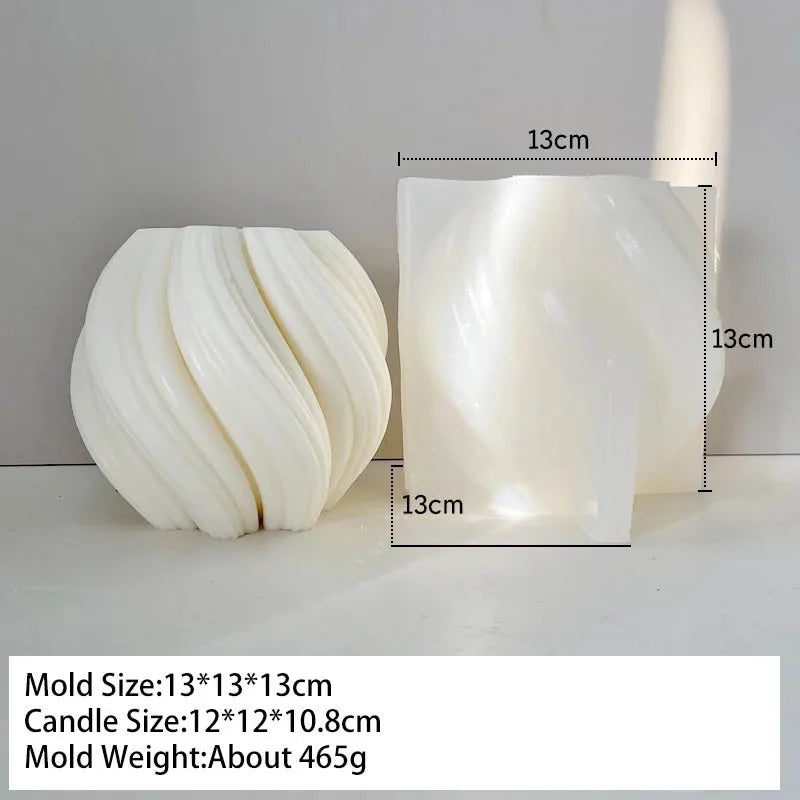 Vaso Artistico a Onda per Candele