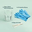 Kit di 50 misurini e contenitori per miscelazione riutilizzabili Resiners