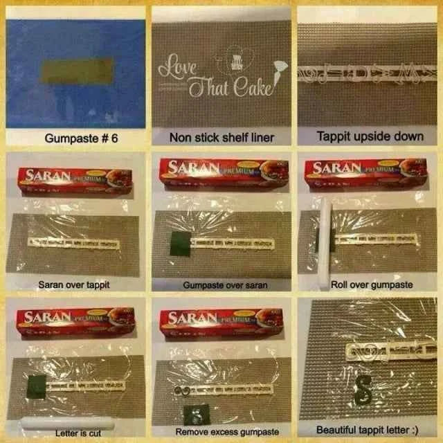 Funky Maiuscole Lettere e Numeri. Set stampo Alfabeto di 35 caratteri