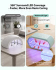 Resiners® Lampada LED magnetica a copertura a 360° con luce UV