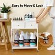 Carrello organizer per lavori in resina Resiners® con ruote
