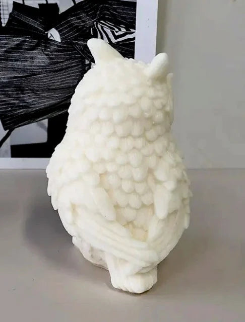 Gufo di 13.5 cm. Stampo in silicone anche per Candele - WORLD PRODUCTS SHOP