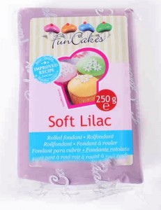Lilac. FunCakes sugar paste. 250g soft lilac. Gluten-free and kosher.
