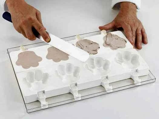Stampo Classic Gelato Magnum in silicone con 8 Impronte e 30 Stecche