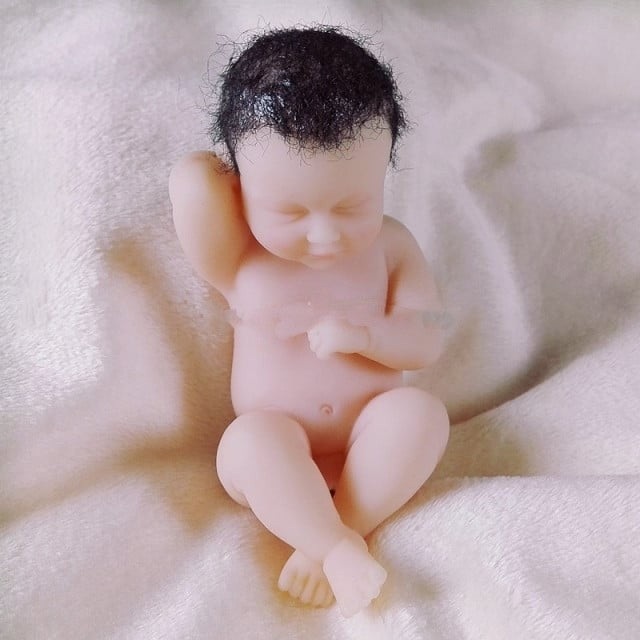 Grande Neonato di 10 cm. Stampo in silicone ad alta definizione