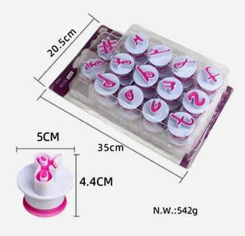 Funky Minuscole Lettere. Set di 26 caratteri. FMM