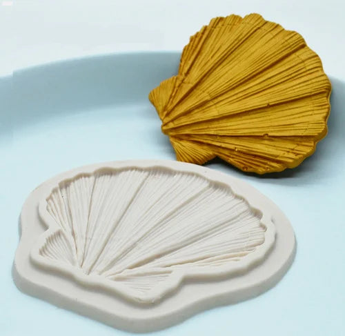 Grande Ostrica di 10 cm. Stampo mare di una grande Conchiglia in silicone