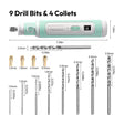 Kit di utensili rotanti a batteria Resiners® per foratura e lucidatura della resina