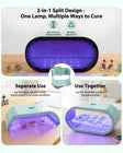 Resiners® Lampada LED magnetica a copertura a 360° con luce UV