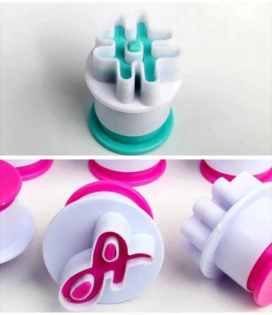 Funky Minuscole Lettere. Set di 26 caratteri. FMM