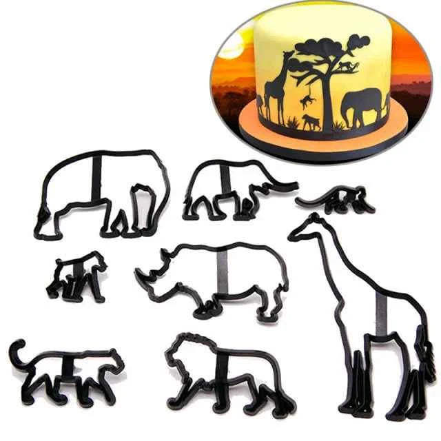 Animali della Savana. Stampo Safari Patchwork Cutter