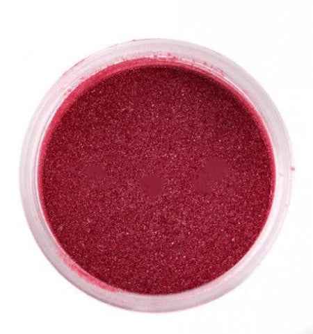 Rosso Natale Perlescente con Glitter. Colorante concentrato in polvere. Sugarflair