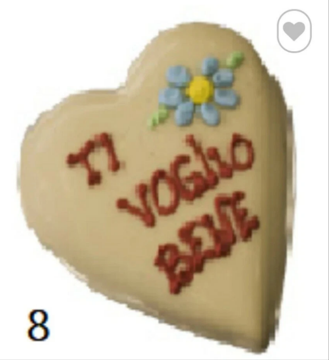 Cuore croccante dolce emozione.World products shop. - WORLD PRODUCTS SHOP