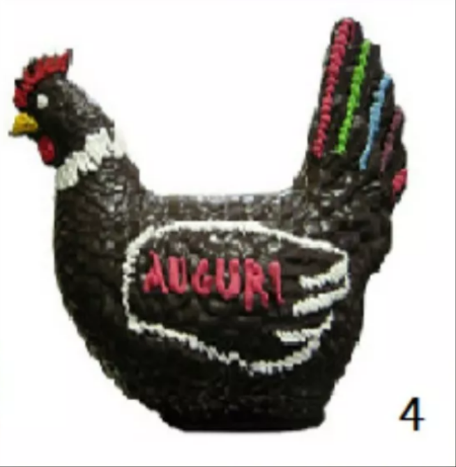 Gallo e gallina di pasqua di cioccolato. World products shop. - WORLD PRODUCTS SHOP