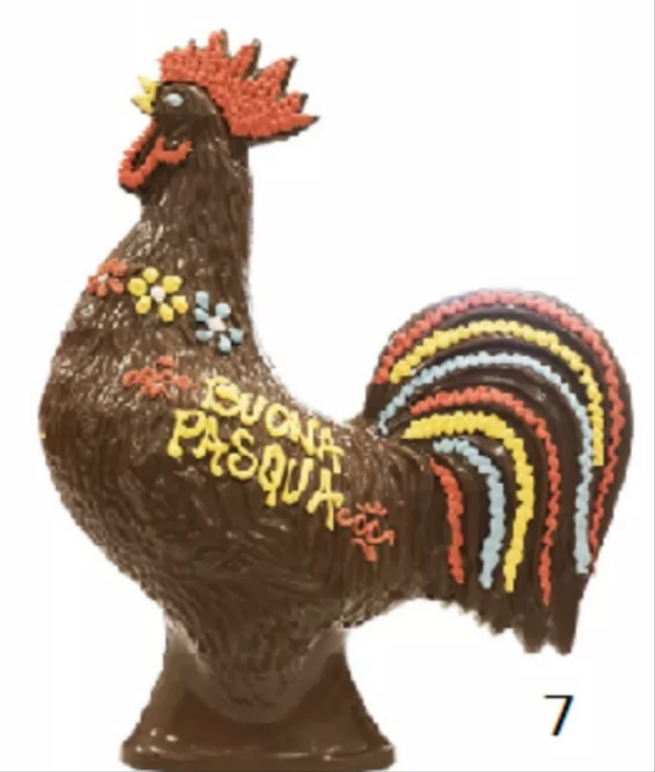 Gallo e gallina di pasqua di cioccolato. World products shop. - WORLD PRODUCTS SHOP