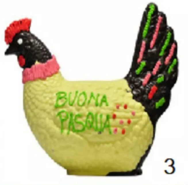 Gallo e gallina di pasqua di cioccolato. World products shop. - WORLD PRODUCTS SHOP
