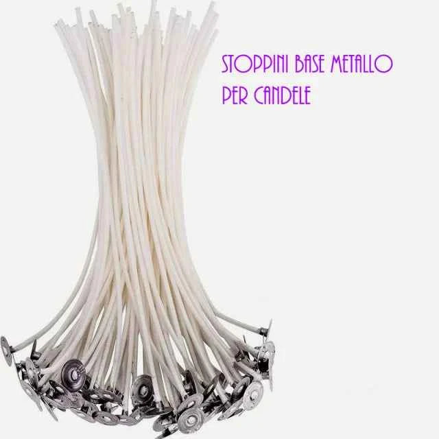 Stoppini in Cotone Cerato per Candele