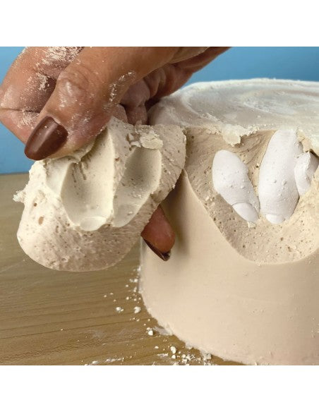 ALGINATO ARTPRO - Alginato cromatico per impronte di alta precisione, perfetto per realizzare calchi di mano (450 gr)