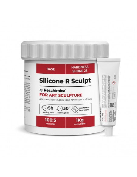 R SCULPT - Gomma siliconica in Pasta per Scultori, per Applicazioni Verticali di Grandi e Piccole Dimensioni