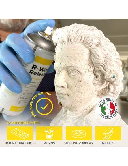 R-WAX RELEASE - Separatore con Cera per Resina epossidica, Resina Poliestere, PMMA e Poliuretano