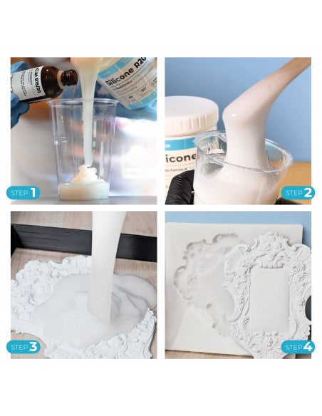 R20 - Gomma siliconica per condensazione, stampi di media durezza molto elastici