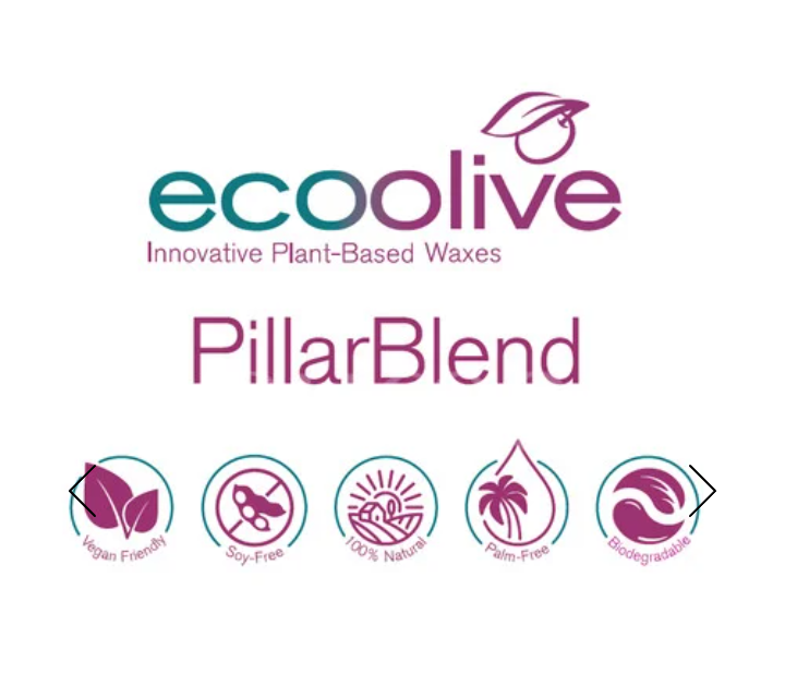 STAMPI. Cera Eco Olive PILLAR Blend con oliva per Candele - WORLD PRODUCTS SHOP