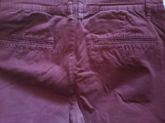 Jeans Uomo Elasticizzato BORDEAUX  Pantaloni Eleganti. Tasca America.Taglia 52/L