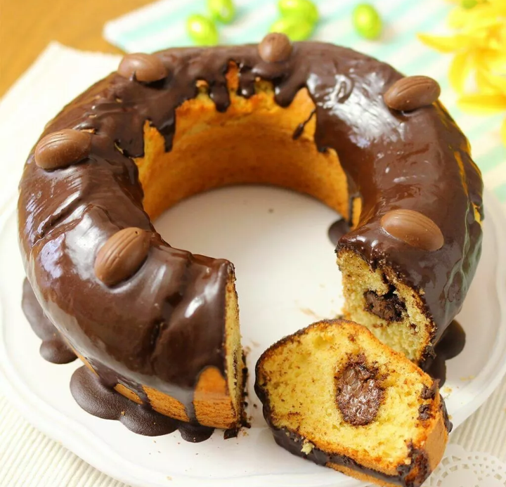 ciambella di pasqua,dolce al cioccolato,pasqua,artigianale,con cuore morbido.By Chef Giovanni Pantaleo. - WORLD PRODUCTS SHOP
