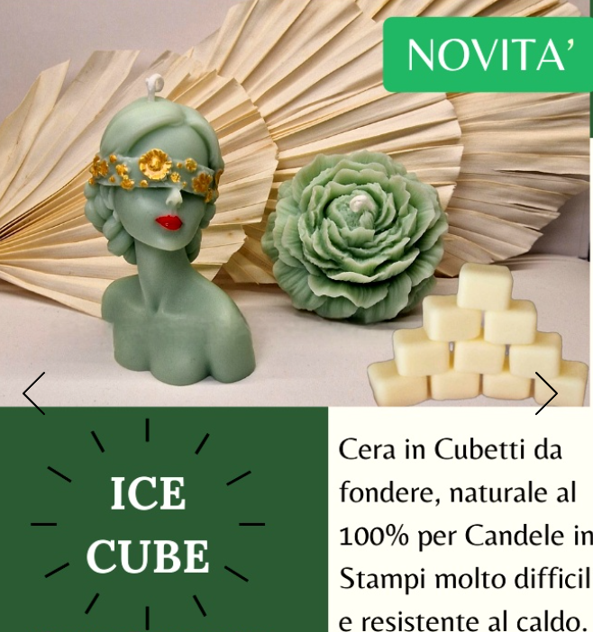 Ice Cube. Cera Naturale per Stampi difficili e resistente al Caldo - WORLD PRODUCTS SHOP