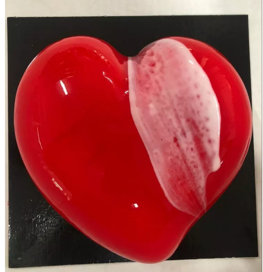 Torta San valentino glassa alla fragola e cioccolato.By Chef Giovanni Pantaleo - WORLD PRODUCTS SHOP