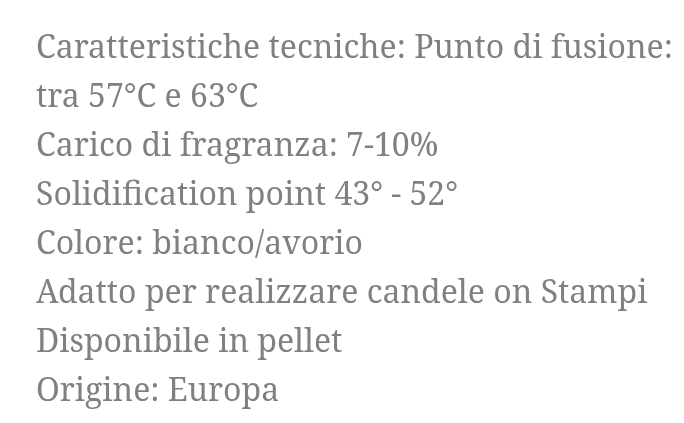 Stampi. Cera Soia Pillar EUROPA per Candele - WORLD PRODUCTS SHOP