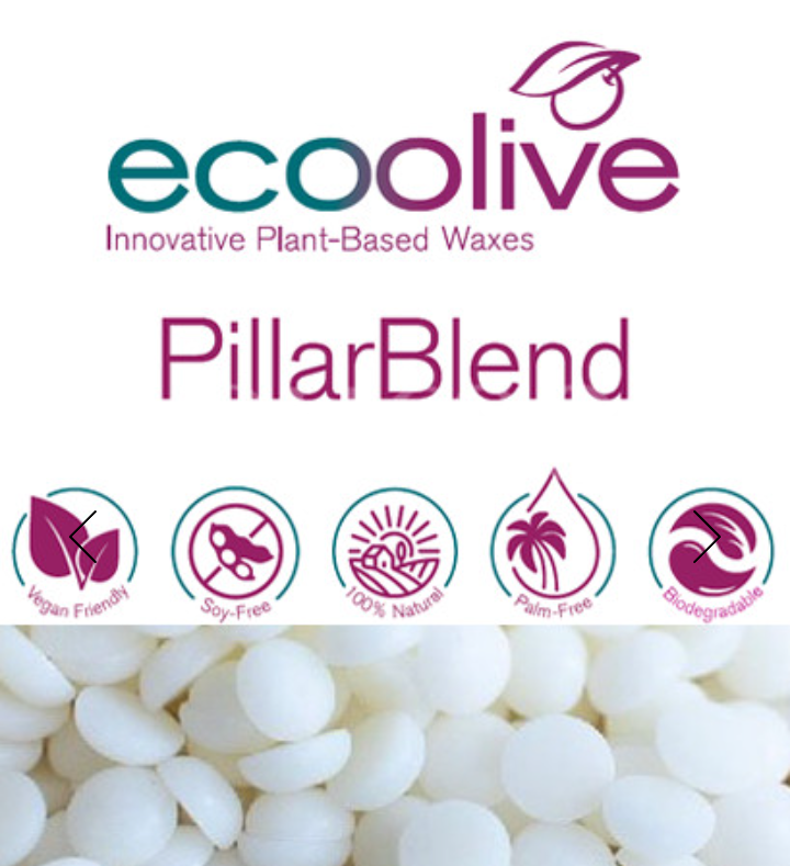 STAMPI. Cera Eco Olive PILLAR Blend con oliva per Candele - WORLD PRODUCTS SHOP